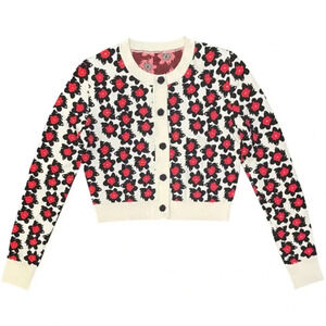 JONATHAN COHEN | FLORAL JACQUARD | CARDIGAN| SIZE SMALL